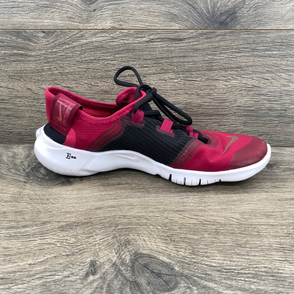 Nike Free Run 5.0 Women 8 Dark Beetroot Black Copper Running Shoes CT6718-991 - Picture 4 of 9